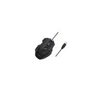 Souris gaming, filaire, 2400 dpi, noir