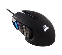 Corsair Souris Gamer Scimitar RGB Elite – Filaire 18 000 DPI 17 boutons programmables – Noir