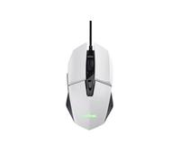 Trust Souris gamer filaire GXT 109W Felox – 6 boutons prog., 200-6400 DPI, LED, USB 150cm – Blanc