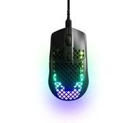 SteelSeries Aerox 3 - Souris gaming RGB perforée - Conception étanche ultralégère - Capteur optique TrueMove Core 8 500 DPI - Onyx