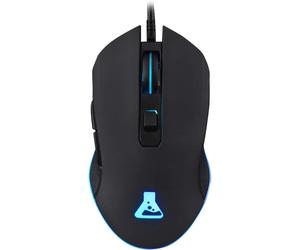 Souris gaming filaire THE G-LAB Kult Helium Pro ergonomique droitier DPI réglable RGB câble tressé 2 boutons latéraux noire