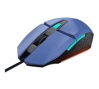 Trust Gaming GXT 109B Felox Souris Gamer avec 6 Boutons Programmables, Éclairage LED Multicolore, 200-6400 DPI, Câble USB 150 cm, Souris Gaming Filaire pour PC, Ordinateur Portable - Bleu