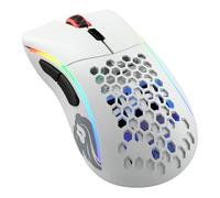 Glorious Gaming - Souris gaming Model D- (Petite) - 67 g, RGB, sans fil 2,4 GHz - Blanc mat