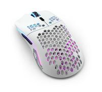 GLORIOUS Gaming Model O Wireless Souris de Jeu sans Fil - Superlégère, Design nid d’Abeille 69 g, RGB, ambidextre, sans Fil 2,4 GHz sans Latence, Jusqu’à 71 h de Batterie - Blanc Mat