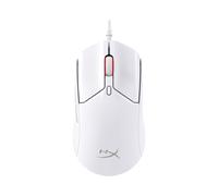 Souris gaming HP HyperX Pulsefire Haste 2 (Blanc) : Capteur 26000 DPI, 6 boutons programmables, 8000 Hz, 52g, PTFE, USB Type-A, Switches 100M clics