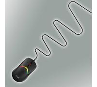 Souris Gaming HyperX Pulsefire Saga Noire, 6 Boutons Programmables, 3200 DPI, Capteur Optique, Taux de Rapport 8000 Hz, USB Type-A, 69g