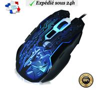 Souris Gaming LogiLink ID0137 USB Optique Cable 2400 DPI Ambidextre Noir