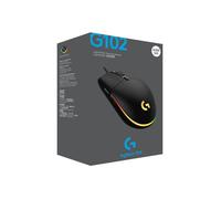 Souris Gaming - LOGITECH - G102 LIGHTSYNC - Filaire - 6 Boutons - Optique - Noir