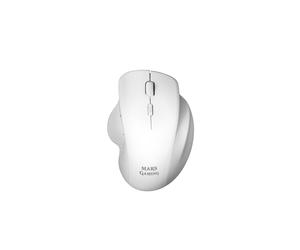 Souris Gaming Mars Gaming MMWERGOW RF sans fil, 3200 DPI, 6 Boutons, Droitier, capteur Mécanique, Roue de défilement, Blanche, compatible Windows/macOS/Linux