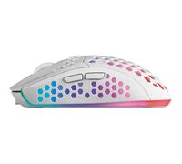 Mars Gaming MMW3 Souris de jeu sans fil RGB Flow 3200DPI Blanc