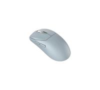 Souris gaming MSI Forge GM340 sans fil RF 2,4 GHz + Bluetooth 5.2 12000 DPI ambidextre 6 boutons Bleu clair