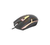 Souris Gaming Optique Filaire - USB - LED RGB - 1500Dpi - Ambidextre - Noire
