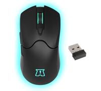 Souris Gaming Otaku M04 WL Rétroéclairée 3200 DPI 7 Couleurs RGB-Souris Gamer sans Fil,Rechargeable-2,4 GHz-6 Boutons-Compatible PC/PS4/PS5-Noir