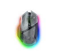 Souris Gaming Razer Basilisk V3 Pro, 35000 DPI Optique, RF Wireless + Bluetooth + USB Type-A, 11 Boutons Programmables, Droitier, Blanc
