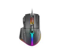 Souris Gaming RGB Ergonomique MM-XT , Repose Pouce, 12800 DPI, Switches Huano, Logiciel de Contrôle, Noir