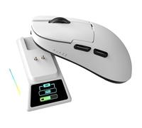 Souris gaming sans fil - AJAZZ - AJ159 APEX - 42 000 DPI - Base de recharge magnétique TFT - 56 g
