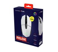 Souris gaming sans fil FELOX rétroéclairée - Blanche