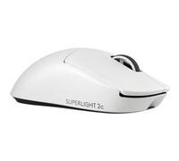 Logitech G PRO X SUPERLIGHT 2C - Souris - jeux - 5 boutons - sans fil, filaire - 2.4 GHz, USB - récepteur USB Logitech LIGHTSPEED - blanc