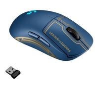 Logitech G PRO League of Legends Edition - Gaming gaming ambidextre droitiers et gauchers - optique - 8 boutons - sans fil, filaire - USB, 2.4 GHz - récepteur USB Logitech LIGHTSPEED