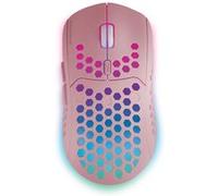 Mars Gaming MMW3P, Souris Gaming sans Fil, RGB Flow, Ultralégère 79g, 3200DPI, Rose