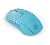 SteelSeries Rival 3 Wireless Gen 2 Souris Gaming sans Fil - 2,4 GHz et Bluetooth - TrueMove Capteur Optique TrueMove Air 18000 DPI - Durabilité 60 mil de clics - Poids léger - Patins 100% PTFE - Aqua