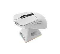Souris gaming sans fil Vanguard Blanc + Dock + écran LED