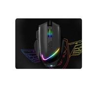 Spirit of Gamer Souris gaming + tapis PRO-M3 7200 DPI 8 boutons programmables RGB 12 effets