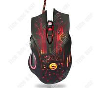 Souris Gaming - TD® - Professionnelle - 6 Boutons - LED RGB - Optique USB
