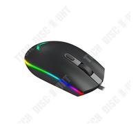 Souris Gaming - TD® - Professionnelle Filaire - Éclairage RGB - DPI Réglable - Noir