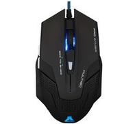 THE G-LAB - Kult 80 Souris Gaming Professionnel | 6-Boutons | USB | Revêtement Soft-touch | 2400 dpi | Rétroéclairage 6-Couleurs | Compatible avec Windows & Mac | Accessoires Gaming