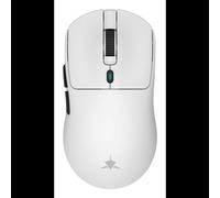 Souris gaming White Shark MAXIMUS ambidextre Bluetooth optique 26000 DPI 6 boutons programmables 50G blanc