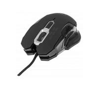 Souris Gauche USB Optique Manhattan 2400DPI - MANHATTAN - 179164 - 6 boutons - LED multicolores - Noir