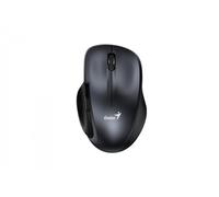 Souris Genius Ergo 8200S, sans fil, optique, 1200dpi, 5 boutons, silencieuse, capteur BlueEye, USB, gris métallique