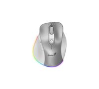 Souris Genius sans fil Bluetooth rechargeable Mini Ergo 9000S Pro argent