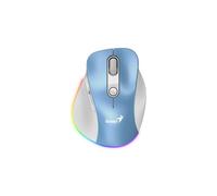 Souris Genius sans fil Bluetooth rechargeable Mini Ergo 9000S Pro Bleu