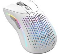 Glorious Gaming Model D 2 Souris de Jeu sans Fil - Ergonomique, 66 g, Jusqu’à 210 h de Batterie, capteur Optique 26K, 6 Boutons programmables, 80M de clic, FPS, MMO, MOBA, Battle Royale - Blanc Mat