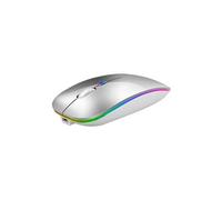 Souris gradation sans fil bluetooth double mode argent