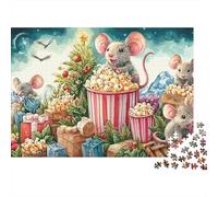 Souris Heartholding Puzzle De 1000 Pièces Puzzle hautement jouable Jeu De Puzzle Familial pour Adultes, Enfants Et Personnes Âgées 38x26cm/1000pcs
