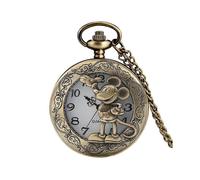 (Souris) Hot Movie Extension King s Cross Londres 9 34 Plateforme Quartz Montre de Poche Bronze Full