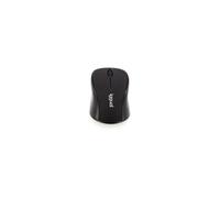 iggual WOM-BASIC-1600DPI - Souris - ergonomique - droitiers et gauchers - optique - 3 boutons - sans fil - 2.4 GHz - récepteur sans fil USB - noir - boîte de suspension