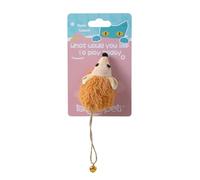 Souris jouet interactif pour chat,Souris jouet interactif pour chat, confortable et douce | Animal en peluche souris pour le soin des dents, soulagement de l'ennui pour chat d'intérieur, Hamster lapin