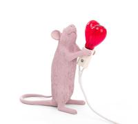 Souris Lamp Step Valentine's Day Love Edition USB SELETTI, 15220SV | SELETTI MOUSE LAMP SAN VALENTINO - Lampada in ResinaLa Mouse Lamp San Valentino di Seletti, articolo 15220SV, è una special