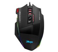 Souris laser câblée pour ordinateur et portable, avec 13 boutons programmables, USB RGB, gaming, 10000DPI