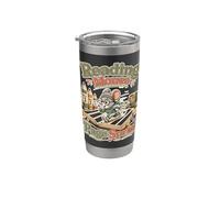 Souris lectrice sprint de pages phrase humour retro Gobelet isotherme en acier inoxydable double paroi