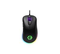 Souris Light 100 Filaire Ergonomique USB 6 Boutons RGB Noir