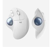 Souris Logitech ERGO M575 910-006438 Sans Fil Bureautique Bluetooth USB 5 Boutons Blanc Blanc G