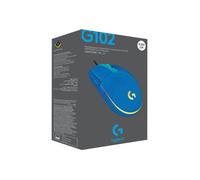 Souris - Logitech - G102 LIGHTSYNC - Bleu - Filaire - RGB personnalisable