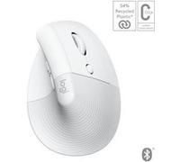 Souris Logitech - Lift pour Mac - Ergonomique sans fil - Blanc