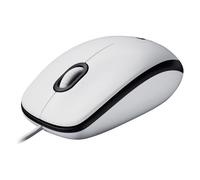 Souris Logitech M100, 910 006764 M Série, Câblé, Blanc,Praticité Et Précision