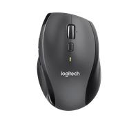 Logitech M705 - Souris - pour droitiers - laser - sans fil - 2.4 GHz - récepteur sans fil USB - gris